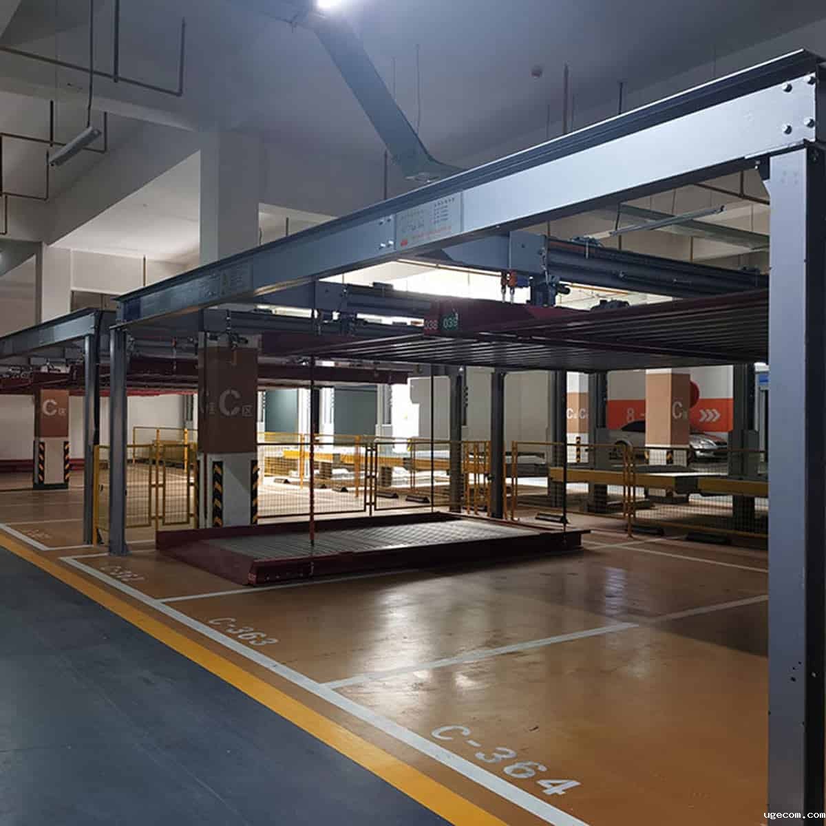 四立柱简易式立体车库 四立柱简易式立体车库