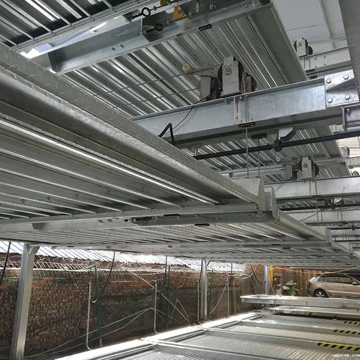 丽江单列式PSH2二层升降横移类立体停车场设备