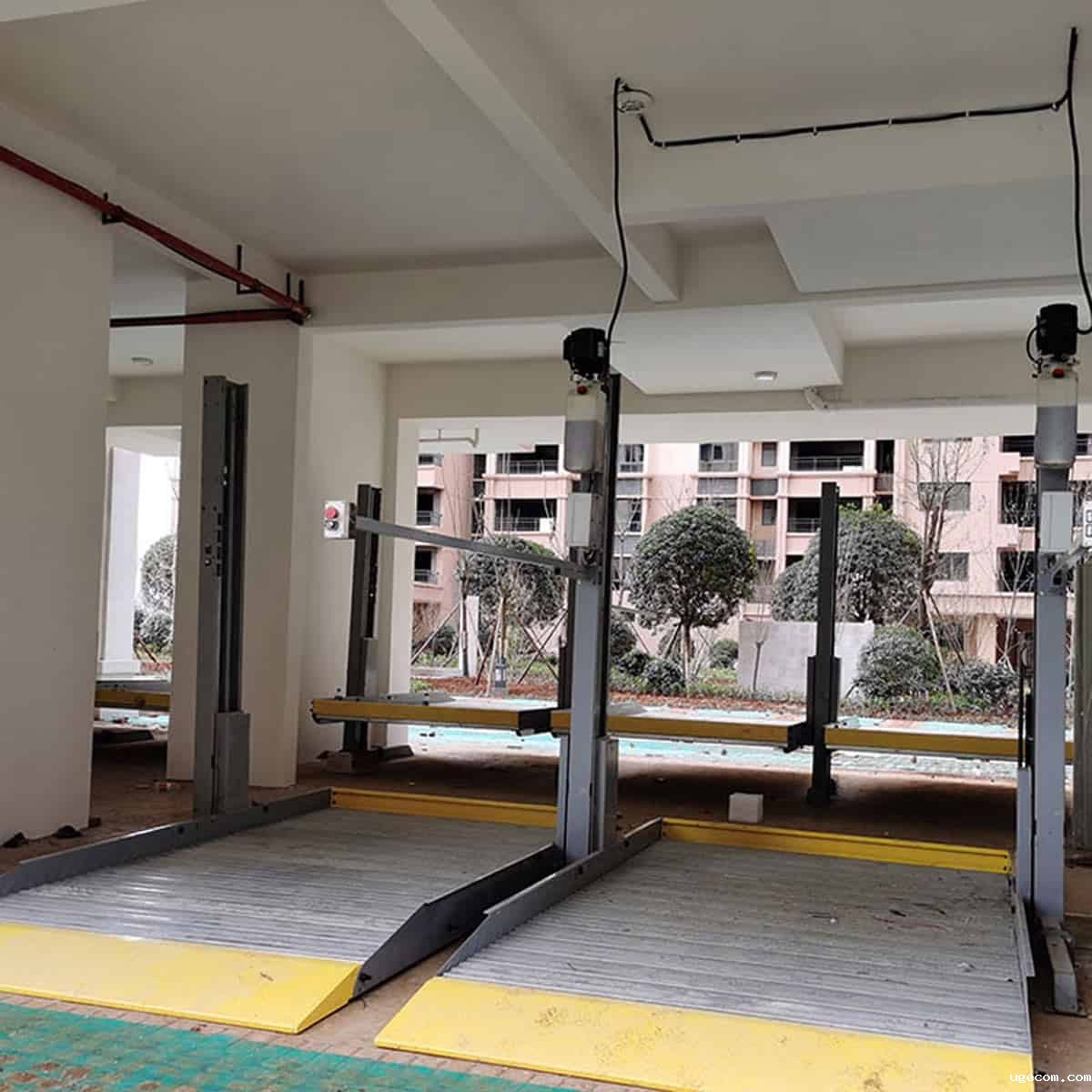 两柱式机械停车位过规划