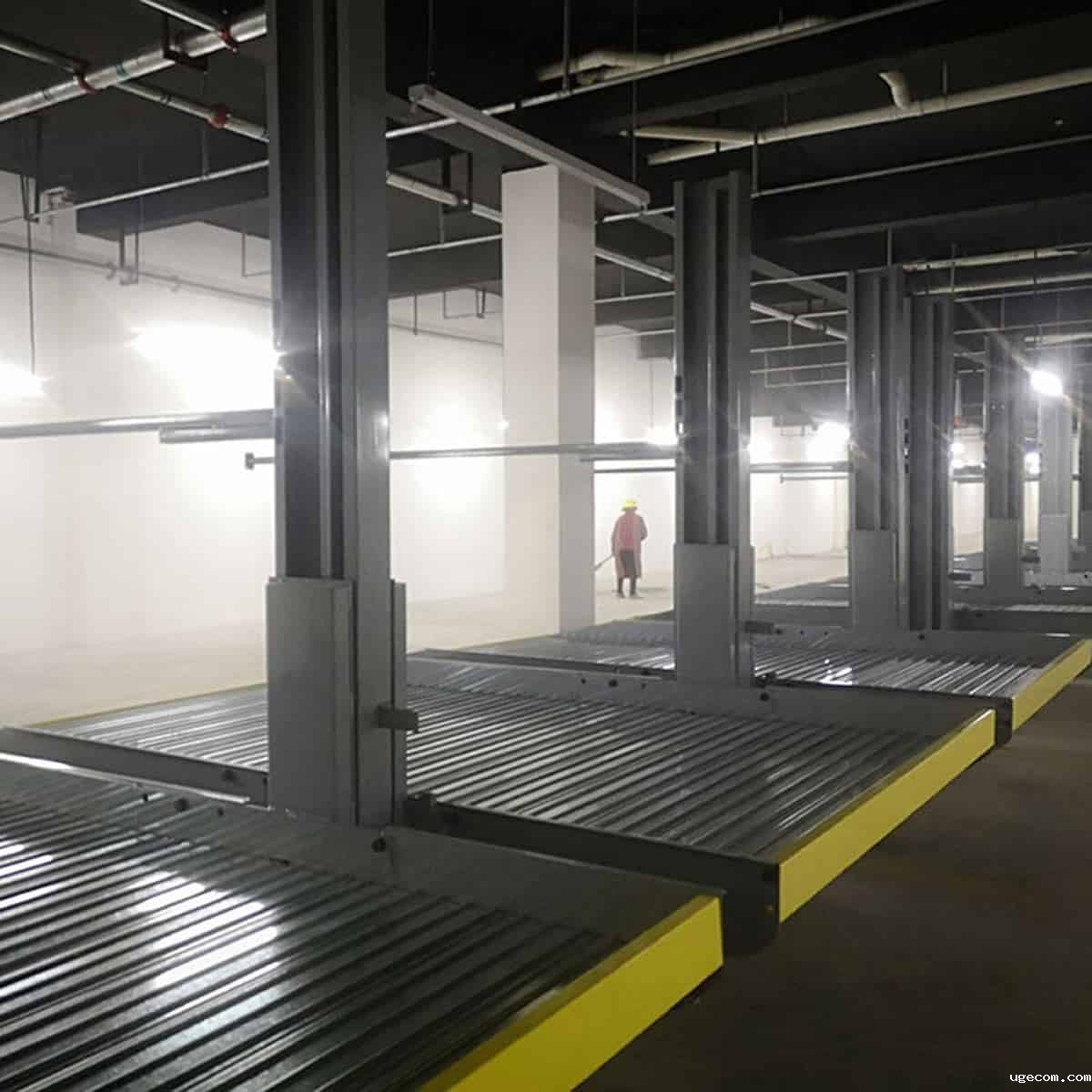 禄丰两层机械式立体停车设备拆除