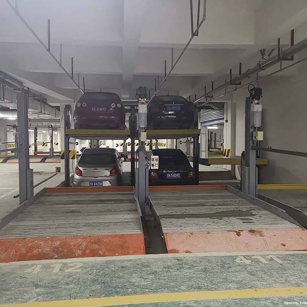 芒市俯仰式机械式停车库拆除