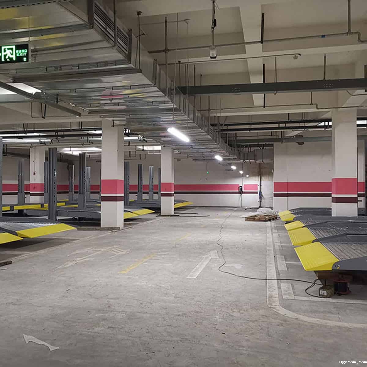 镇康升降横移式立体停车安装