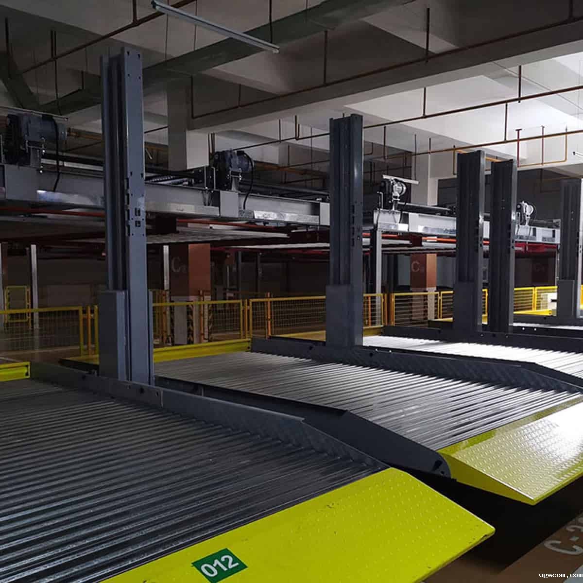 丰都升降横移式立体停车库的安装